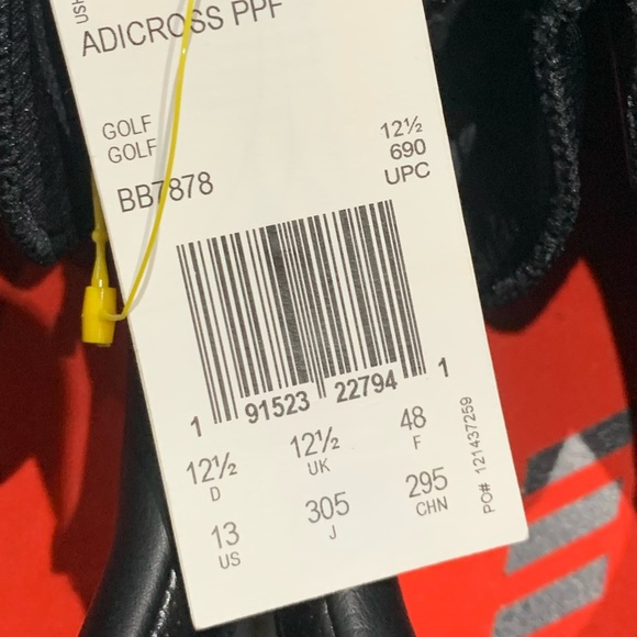 Adidas Men’s Adicross PPF Golf Shoes - Picture 8 of 8